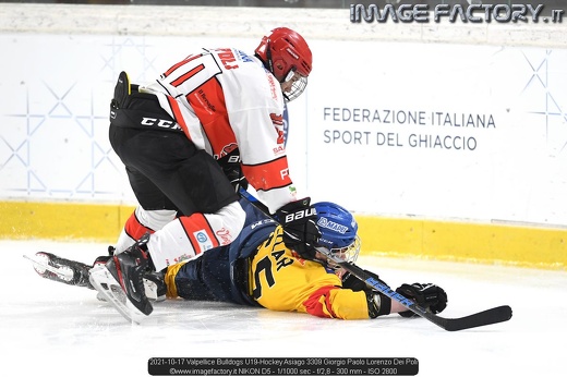 2021-10-17 Valpellice Bulldogs U19-Hockey Asiago 3309 Giorgio Paolo Lorenzo Dei Poli